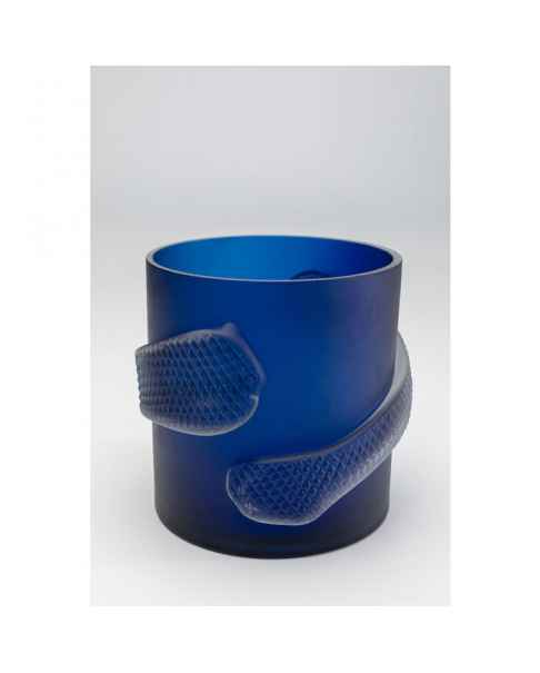 Ваза Serpente Dot Blue 21cm