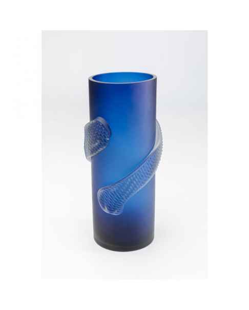 Ваза Serpente Dot Blue 40cm