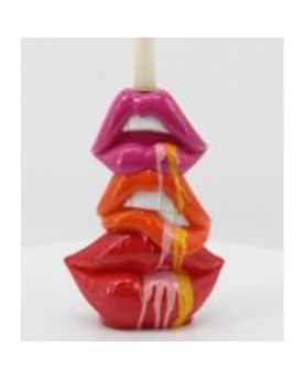 Подсвечник Lips 17cm
