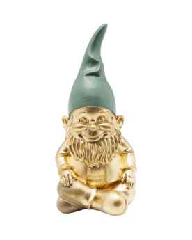 Статуэтка Zwerg Sitting Gold Green 19cm