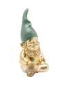 Статуэтка Zwerg Sitting Gold Green 19cm