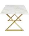 Стол Eternity Cross Brass 180x90cm