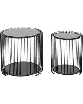Приставной столик Wire Double Black (2/Set)