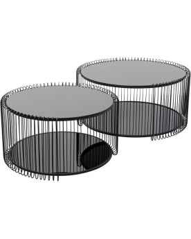 Кофейный столик Wire Double Black (2/Set)