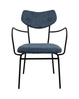 Стул с подлокотниками Viola Blue
