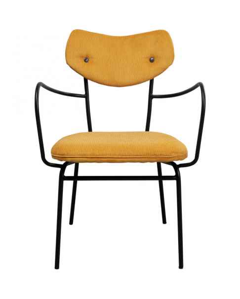 Стул с подлокотниками Viola Yellow