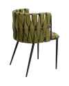 Стул с подлокотниками Saluti Dark Green