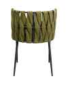 Стул с подлокотниками Saluti Dark Green