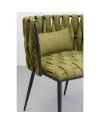 Стул с подлокотниками Saluti Dark Green