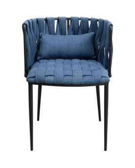 Стул с подлокотниками Saluti Blue
