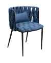 Стул с подлокотниками Saluti Blue