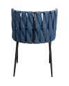 Стул с подлокотниками Saluti Blue