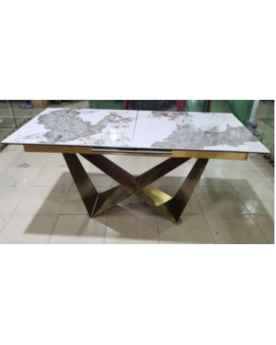 Раздвижной стол Connesso Brass 200(+60)x100cm