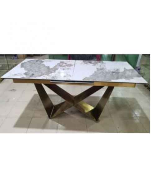 Раздвижной стол Connesso Brass 200(+60)x100cm