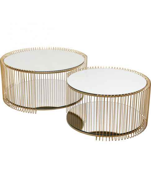 Кофейный столик Wire Double Brass (2/Set)