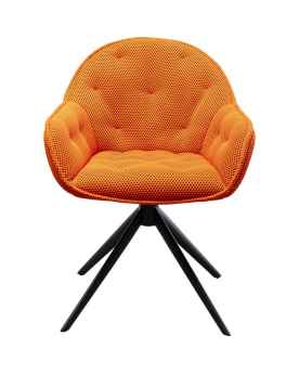 Вращающийся стул Carlito Mesh Orange