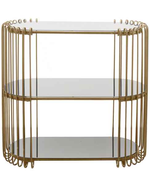 Консольный столик Wire Brass 81x78cm