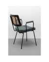 Стул с подлокотниками Aurelia Rattan Green