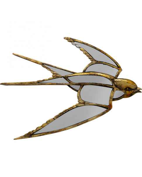 Настенный декор Swallow Mirror 37x25cm