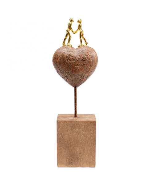 Деко обьект Rock Heart Date 26cm