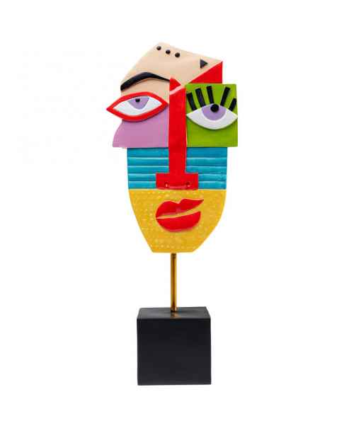 Деко обьект Abstract Face Multicolour 52cm