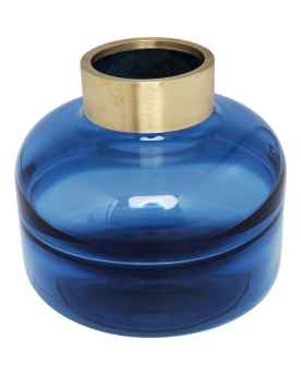 Ваза Positano Belly Blue 21cm