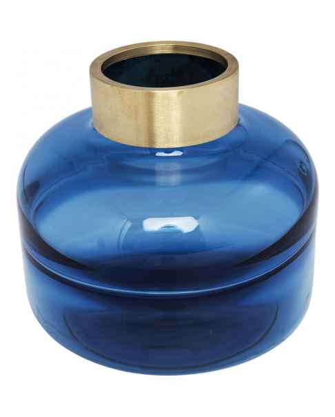 Ваза Positano Belly Blue 21cm