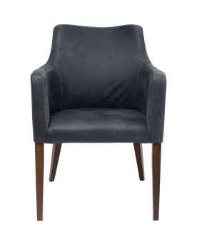 Стул с подлокотниками Mode Leather Anthracite