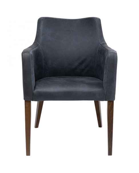 Стул с подлокотниками Mode Leather Anthracite