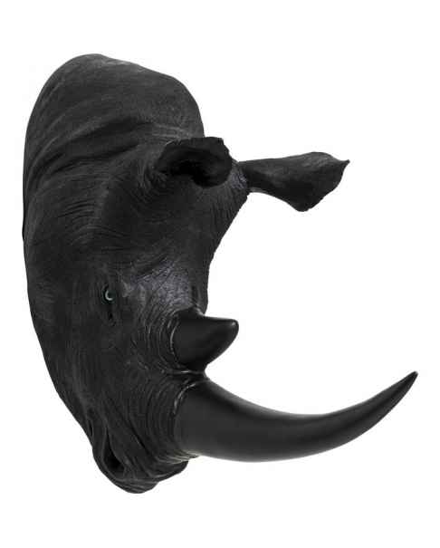 Настенный декор Rhino Head Antique Black 22x43cm