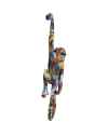 Настенный декор Hanging Ape Colorful 17x67cm
