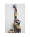Настенный декор Hanging Ape Colorful 17x67cm