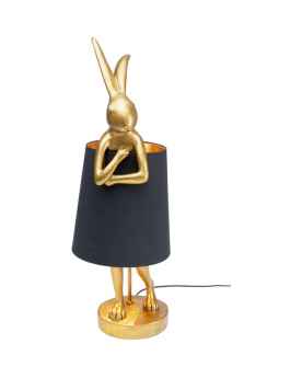 Настольная лампа Animal Rabbit Gold/Black 68cm
