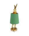 Настольная лампа Animal Rabbit Gold/Green 68cm