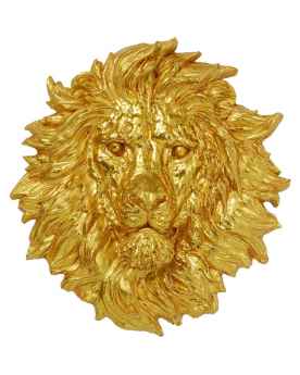 Настенный декор Lion Head Gold 90x100cm