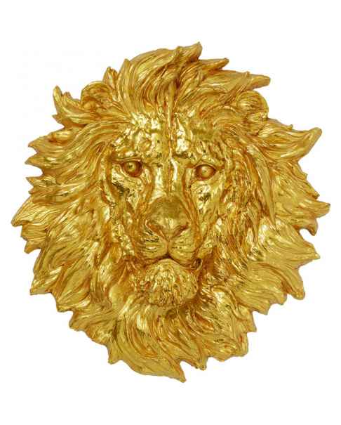Настенный декор Lion Head Gold 90x100cm