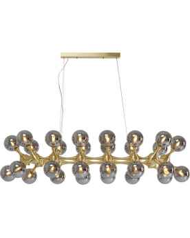 Люстра Atomic Balls Brass 140cm