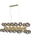 Люстра Atomic Balls Brass 140cm