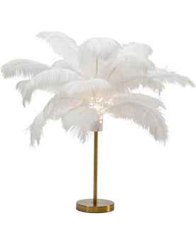 Настольная лампа Feather Palm White 60cm