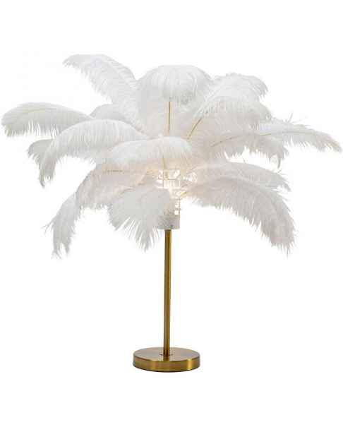 Настольная лампа Feather Palm White 60cm