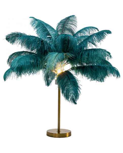 Настольная лампа Feather Palm Green 60cm