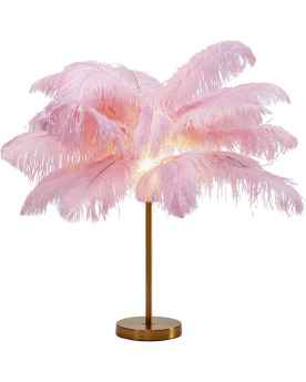 Настольная лампа Feather Palm Pink 60cm