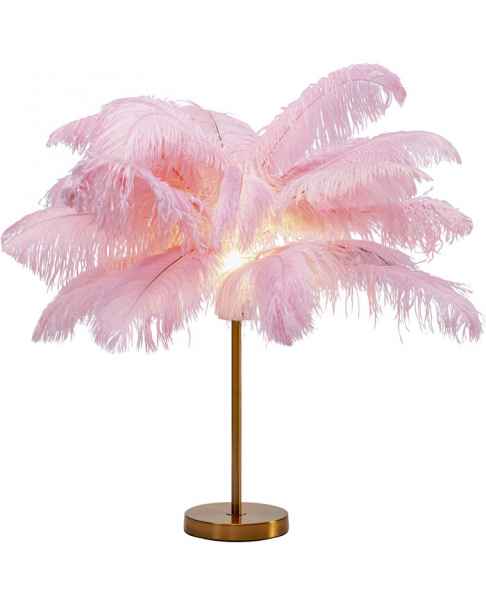 Настольная лампа Feather Palm Pink 60cm
