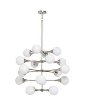 Люстра Bulb Fiction 20 Silver Ø102cm
