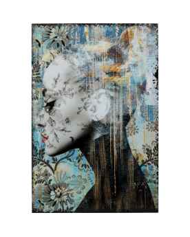 Картина на стекле Lady Flower 100x150cm