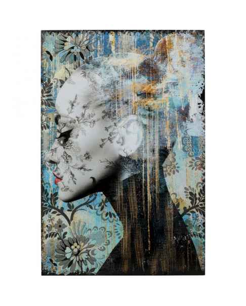 Картина на стекле Lady Flower 100x150cm