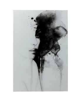 Картина на стекле Smokey Face 100x150cm