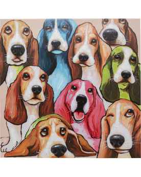 Картина Doggy Eye's 100x100cm
