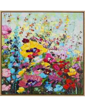 Картина в раме Flowery Meadow 100x100cm