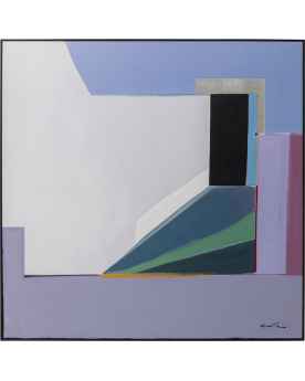 Картина в раме Abstract Shapes Purple 113x113cm